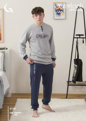 PIGIAMA RAGAZZO M/L 4138 Tellini S.r.l. Ingrosso Abbigliamento
